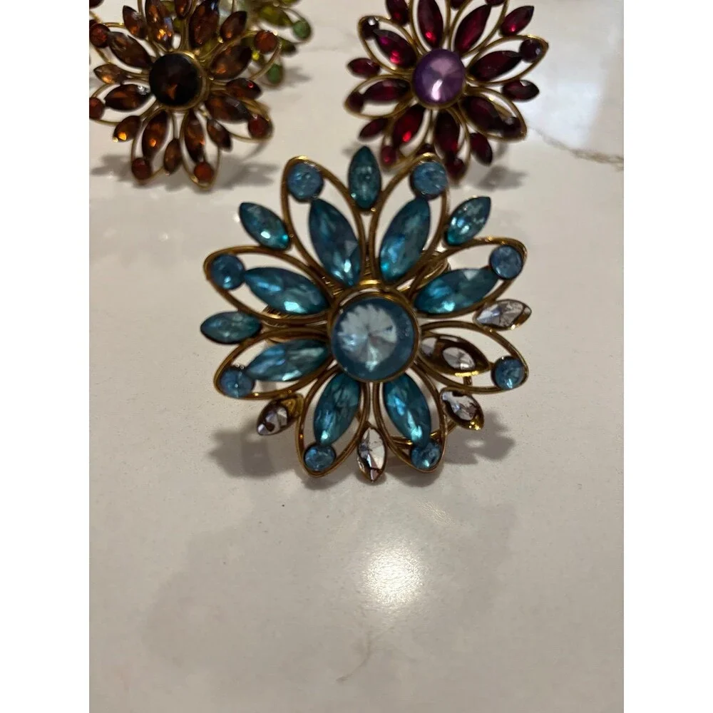 Pier One Vintage Jeweled Floral Pier 1 Imports Napkin Holders